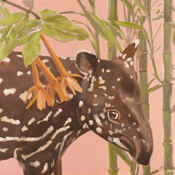 Art Card, Tapir Karla, 20x20 cm
