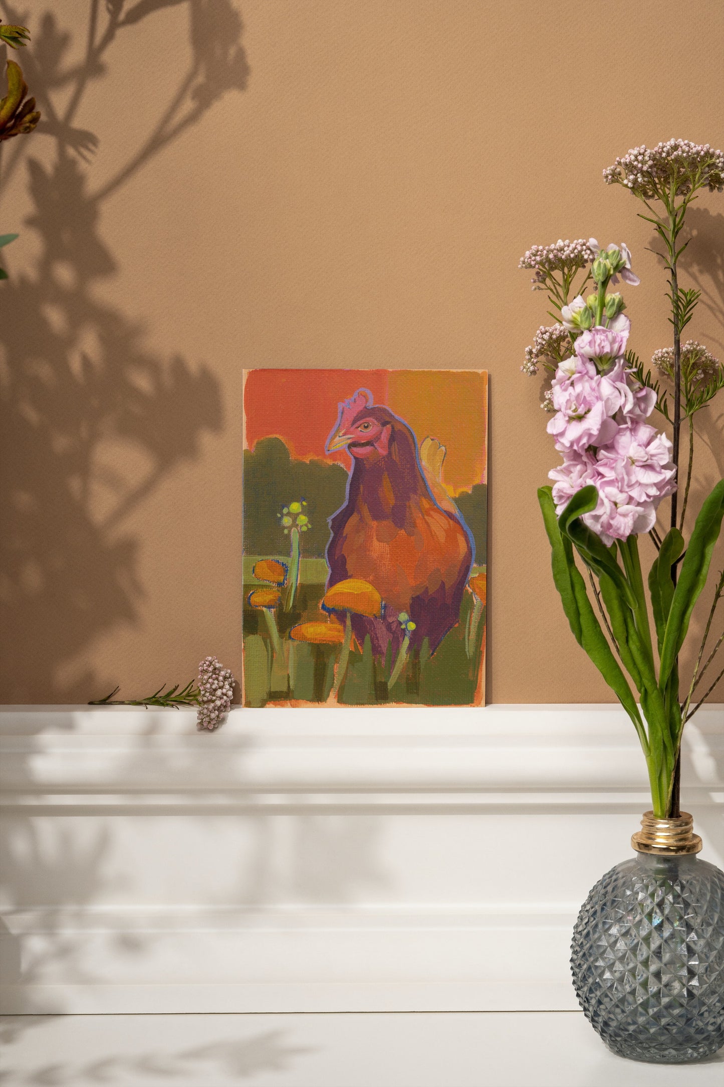 Art Card, chicken, 15x20 cm
