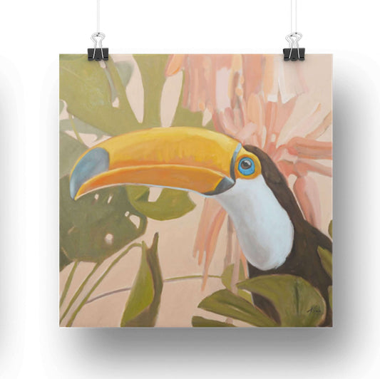 Art Card, Toucan Heribert, 20x20 cm