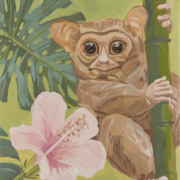 Art Card, tarsier Otto, 20x20 cm