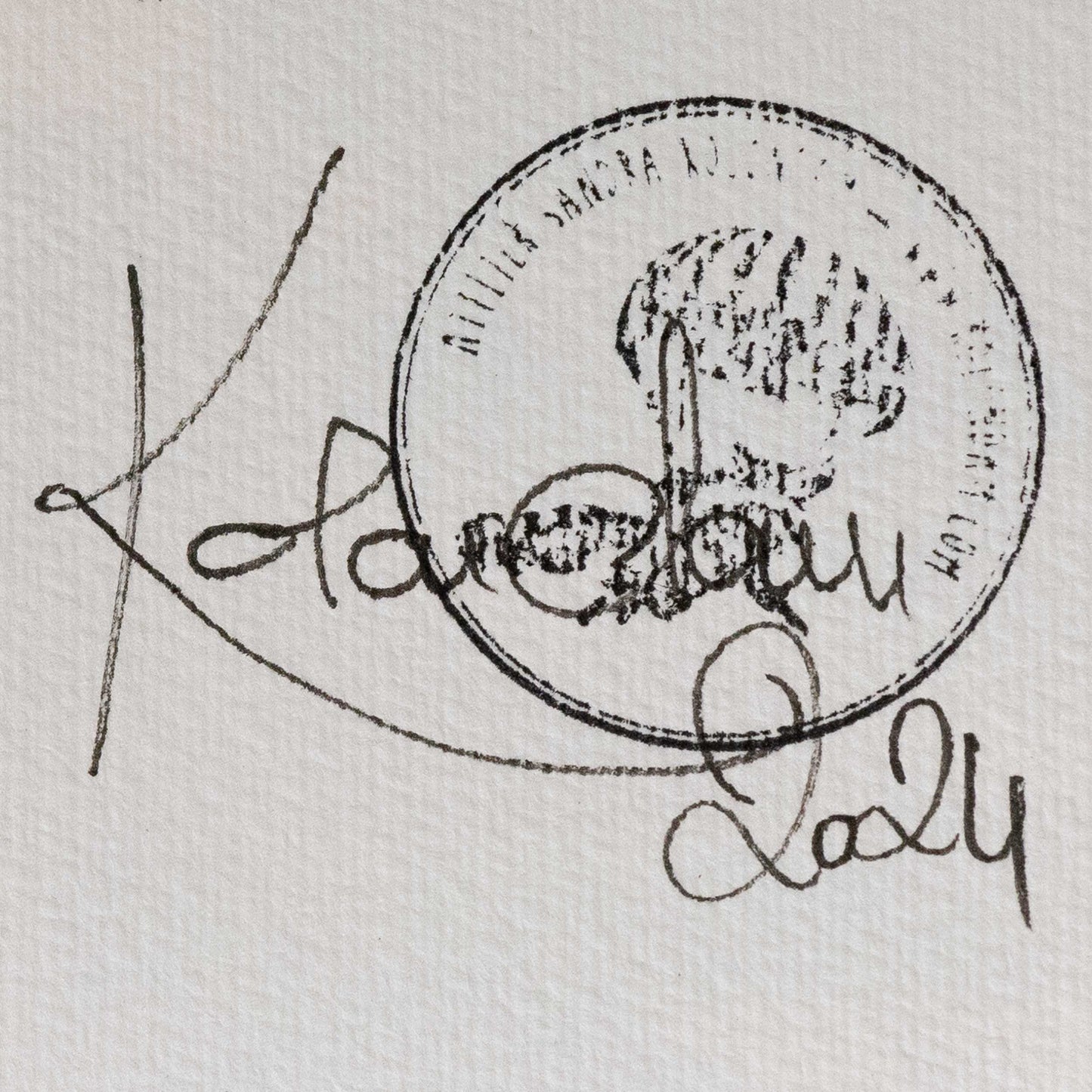 Pocket Art, Fine Art Print auf Büttenpapier im Rahmen, 10 x 10 cm, Timmy