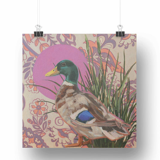 Art Card, drake, 20x20 cm
