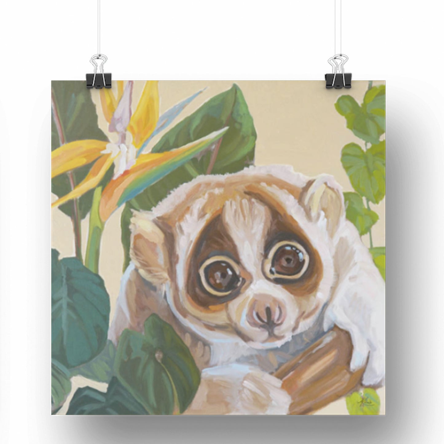 Art Card, Plumplori Fred, 20x20 cm