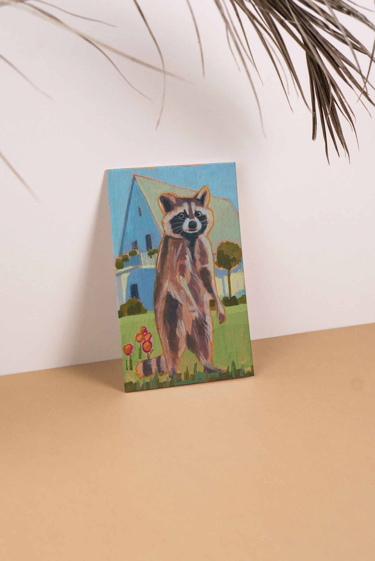 Art Card, raccoon, 15x20 cm