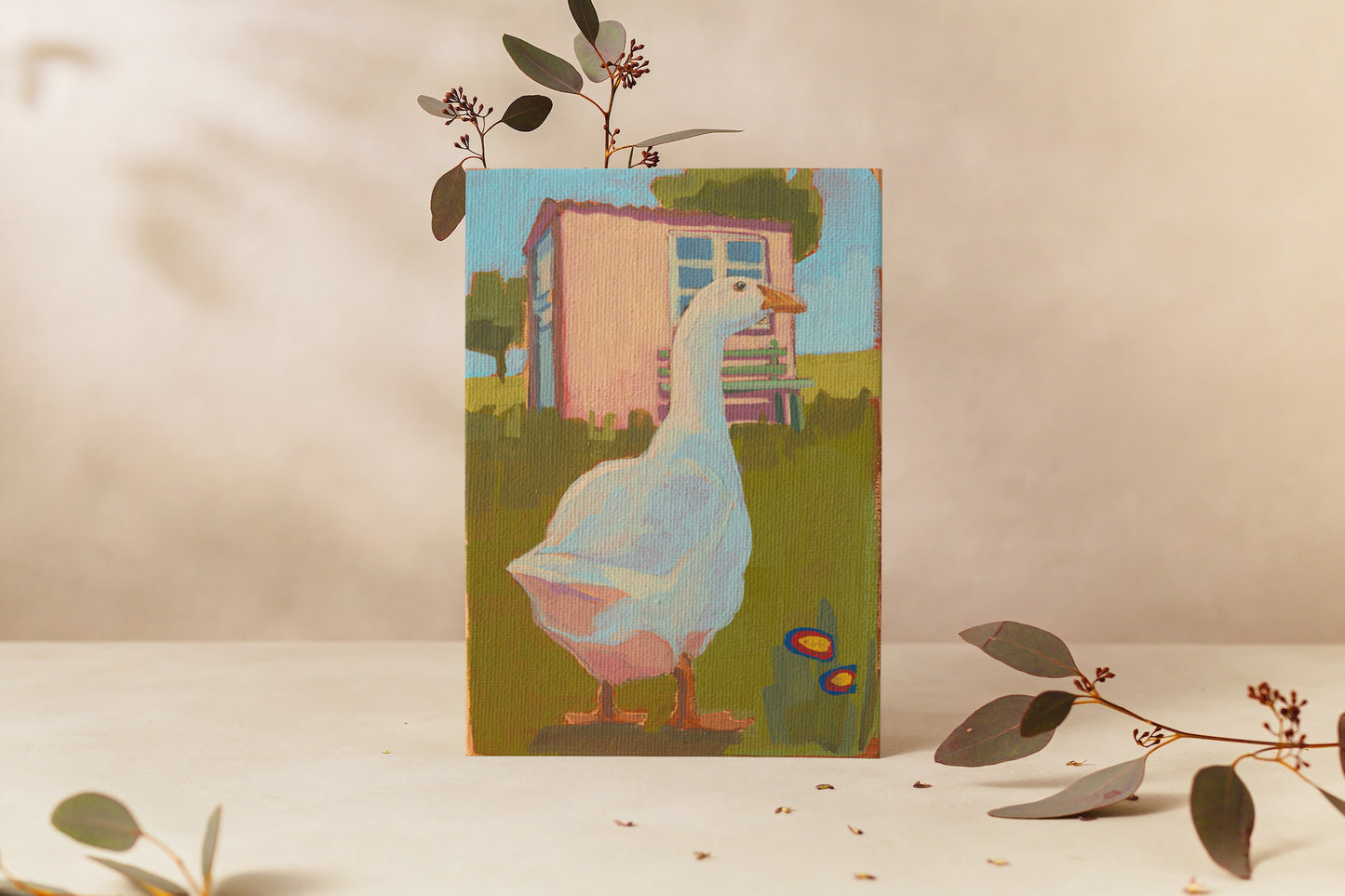 Art Card, goose, 15x20 cm